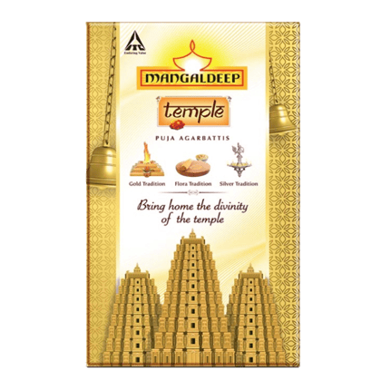 Mangaldeep Temple 3in1 Agarbatti - Experience the divinity of temple