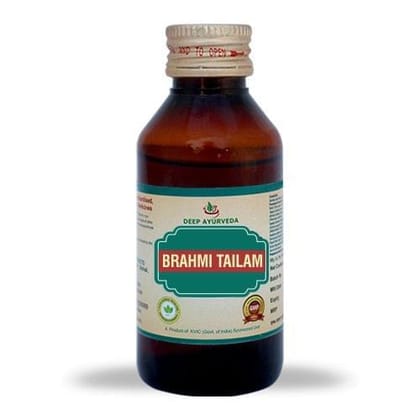 Brahmi Thailam | Classical Ayurveda by Deep Ayurveda | 100 ml-Pack of 1