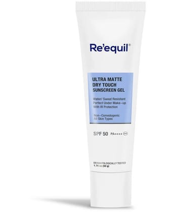 Re'equil Ultra Matte Dry Touch Sunscreen Gel SPF 50 PA++++ 50gm