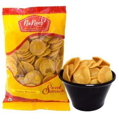 Thattai Murukku | Thattai/Nippattu/Chekkalu | 150 g Pack (Weight - 150g) by NaNee's Foods