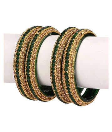 Somil - Gold Bangle (Pack of 1) - None