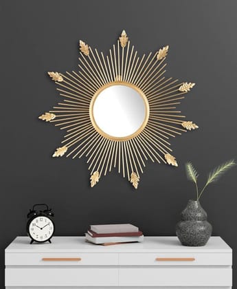 Home Décor Wall Mirror-Gold