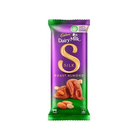 Cadbury Dairy Milk Silk Roast Almond Chocolate Bar, 137 gm Bar