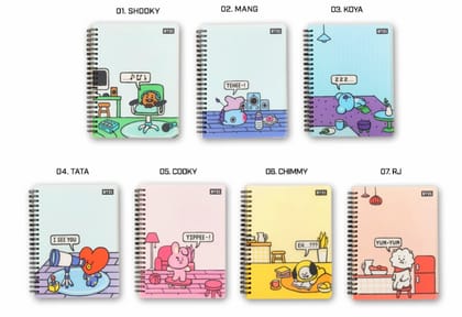 BT21 OFFICIAL PP COVER NOTEBOOK-Chimmy