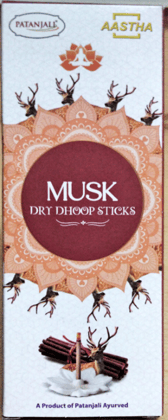 AASTHA DRY DHOOP STICKS MUSK -8N