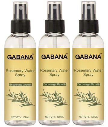 GABANA RoseMary Water Hair Sprays 100 mL Pack of 3