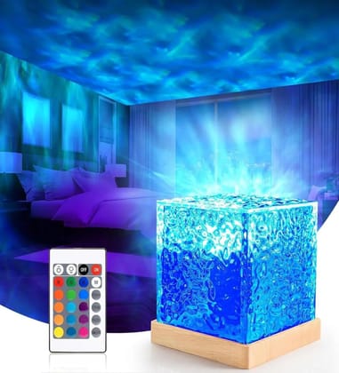 PrismCube: Soothing Ambient Ocean Wave Lamp