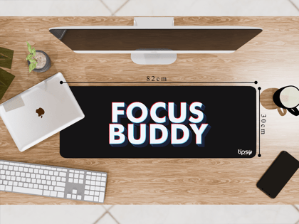 "Focus Buddy" Gaming Mousepad – Elevate Your Gaming Experience-Large (30CM X 82CM)