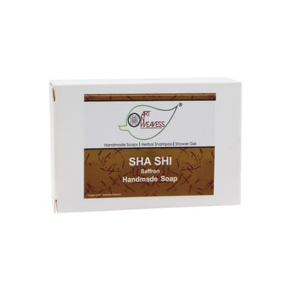 Artnweavess SHA SHI Saffron Handmade Soap NT, 100 gm - Pack of 2