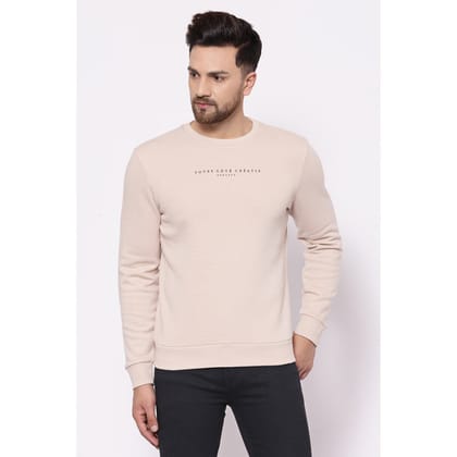 Red Tape Men's Beige Sweatshirt