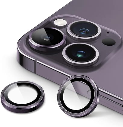 iPhone Camera Lens Kit Protector-iPhone 14 ( Purple )