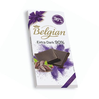 The Belgian Extra Dark 90% Chocolate Bar