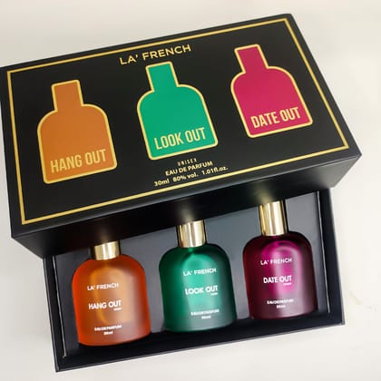 Perfume Gift Set for Men  Women 3x30ml - Hang Out  Look Out  Date Out-Perfume Gift Set for Men & Women 3x30ml - Hang Out | Look Out | Date Out