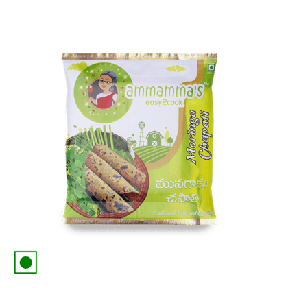 Ammamma's Easy2Cook Moringa Chapati, 400 gm Pouch