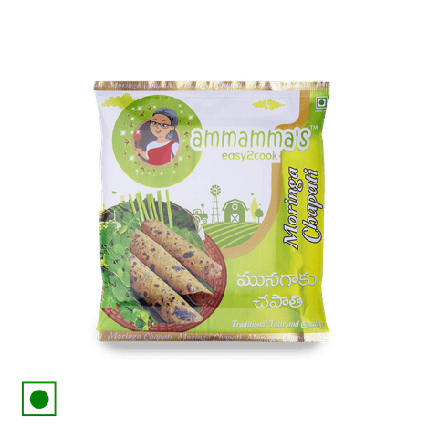 Ammamma's Easy2Cook Moringa Chapati, 400 gm Pouch