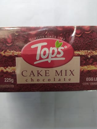 Tops Cake mix Chocolate Egg less 