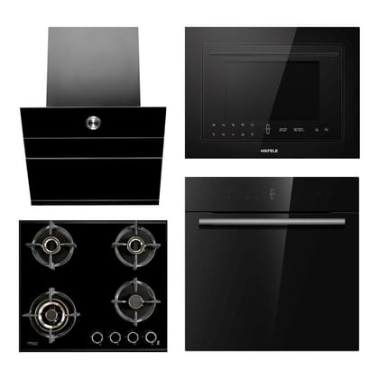 Hafele Chimney + Hob + Oven + Microwave Combo HACHOM-32