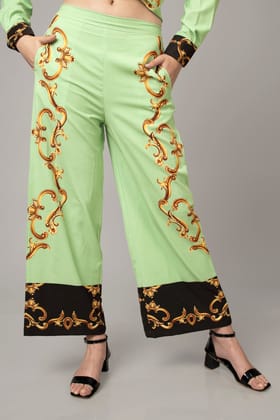 Exclusive Quirky Zip Closure Ladies Bottom Wear-XXS / Tea Green / BT038-007_B-2-NIL-NIL-NIL-THG04-FS01-NIL-NIL-NIL-NIL-NIL