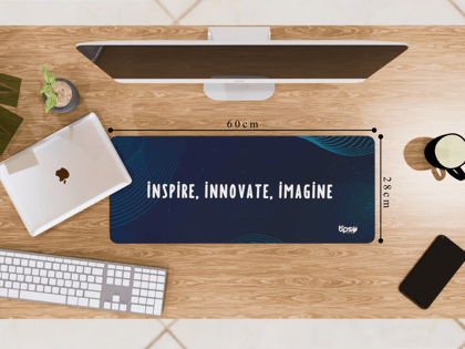 "Innovation starts with you!" Gaming Mousepad – Elevate Your Gaming Experience-Medium (28CM X 60CM)