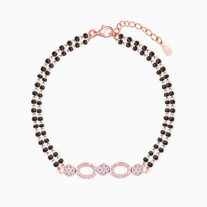 Rose Gold Commitment Mangalsutra Bracelet