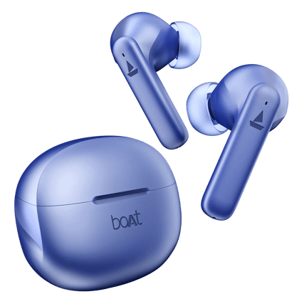 boAt Airdopes 170 | Wireless Bluetooth Earbuds with 13mm Drivers, Upto 50 Hours of battery life, BEAST™ Mode, Quad Mics with ENx™ Technology Tranquil Blue