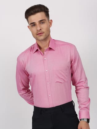 Regular Fit Long Sleeve Formal Shirt-M/38