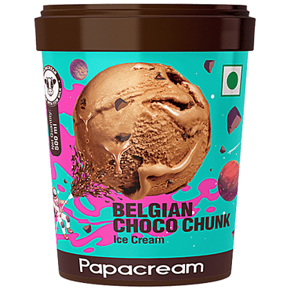 PAPACREAM BELGIAN CHOCO CHUNK 475ML