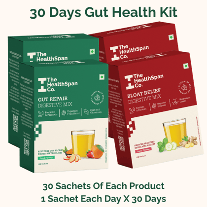 Gut Health Kit - 15 Days and 30 Days Pack-Pack of 1