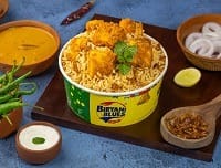 High Fibre Paneer Biryani with Brown Rice (Serves 1)