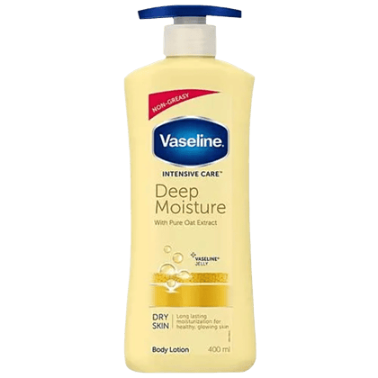 Vaseline Deep Moisture Serum In Lotion - For Dry Skin, 400 ml