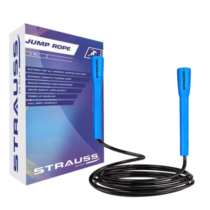 Strauss Skipping Rope Blue-Strauss Skipping Rope, (Blue) - Default Title