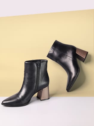 Bellezza Black Boots-Black / 36