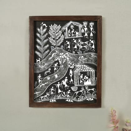 The Life Of Warli Painting (8x0.5x10)