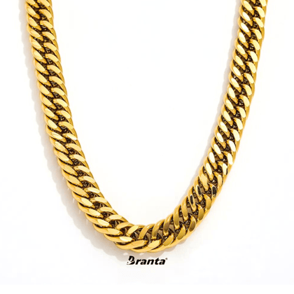 Branta Luxe Men's Heavyweight Gold Chain (21.5 Inch)