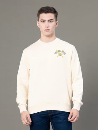 RedTape Round Neck Graphic Sweatshirt for Men | Smart Look | Everyday Comfort