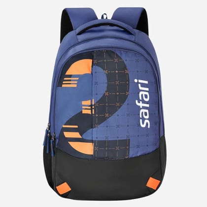 Safari Duo 16 32L School Backpack-Blue