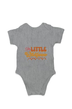 Little Wildflower – Blooming with Charm!-Grey Melange / 0-5Months