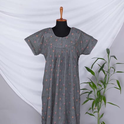 Nstyle Rayon Nighty Pleated (Size 2XL)