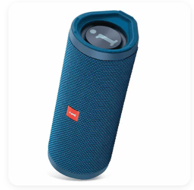 iBall Musi Jam Bluetooth Portable Speaker, Micro SD Card Slot & Built-in Mic, IPX6 Protection- Blue