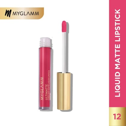 Myglamm Utimate Matte Lipstick-Ul12 Pink Stunner