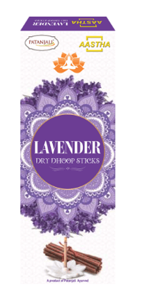 AASTHA LAVENDER DRY DHOOP STICKS - 10N