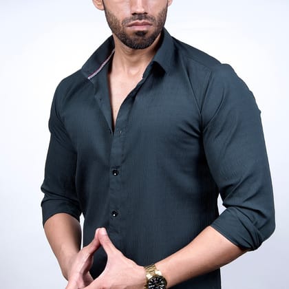 Copper Textured Shirt-M