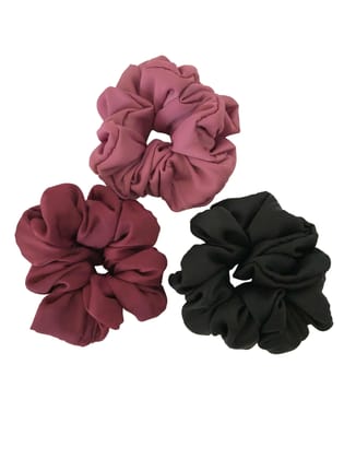 Nabia Women Set of 3 Scrunchies Ponytail Holders-Free