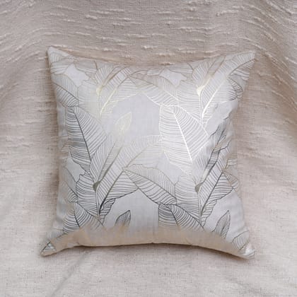 Golden Leaves Sand Cushion Cover, 16" x 16", Pack of 2