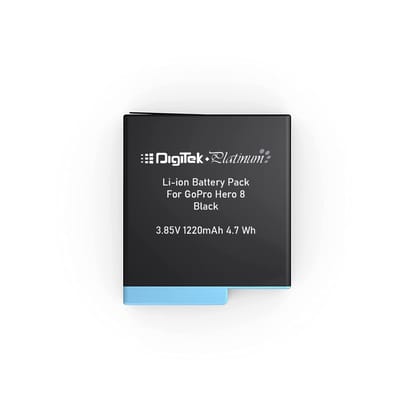 Digitek (DBG-8 Platinum Rechargeable Battery Pack for Hero 8 Black. DBG-8