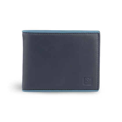 Chroma Pop Slimfold Coin Pocket Wallet-Navy Chambray / One Size