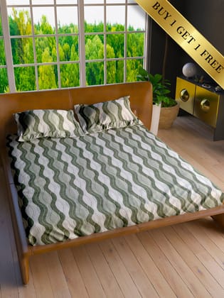 Jubilee King Size Bedsheet Set-KING / GREY