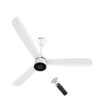 Atomberg Renesa Prime 1200 mm BLDC Ceiling Fan with Remote Control  LED Indicators  Gloss White-Atomberg Renesa Prime 1200 mm BLDC Ceiling Fan with Remote Control & LED Indicators | Gloss White