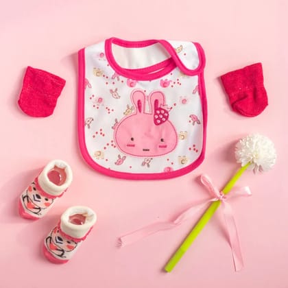 Cute Bunny - Bib Gift Set