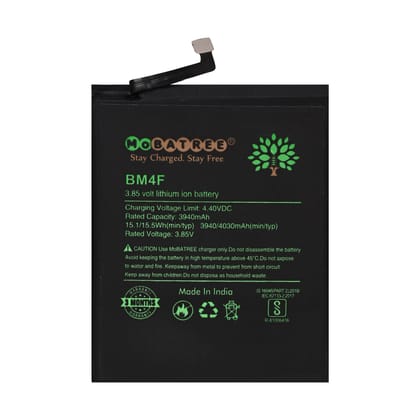 Mobatree Original Mobile Battery for Xiaomi Redmi Mi A3 - BM4F, 4040mAh (6 months Guarantee)